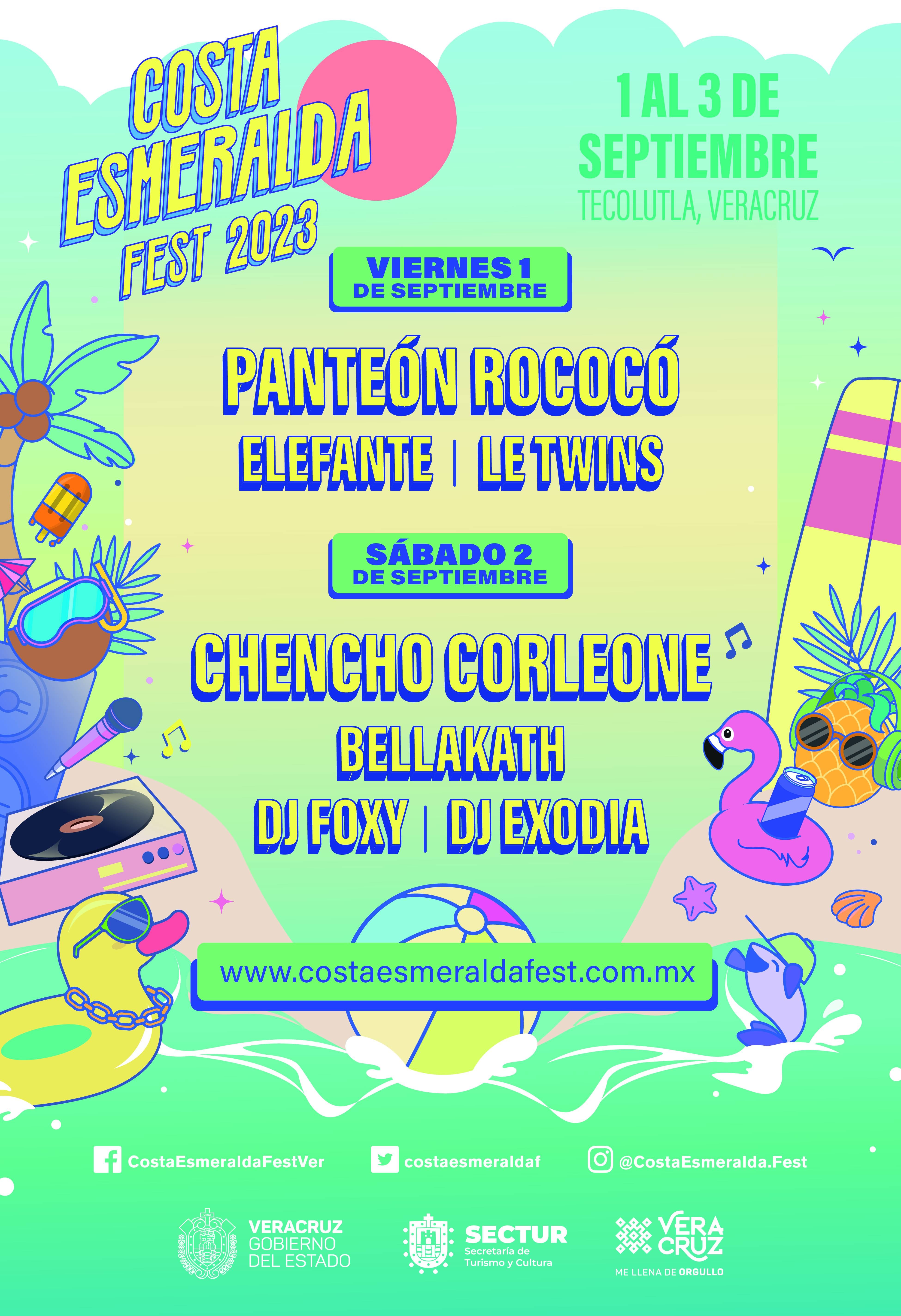 El Costa Esmeralda Fest en Tecolutla está de vuelta