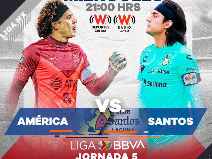 América vs Santos, EN VIVO, EN VIVO; Horario y dónde ver, Liga MX Jornada 5