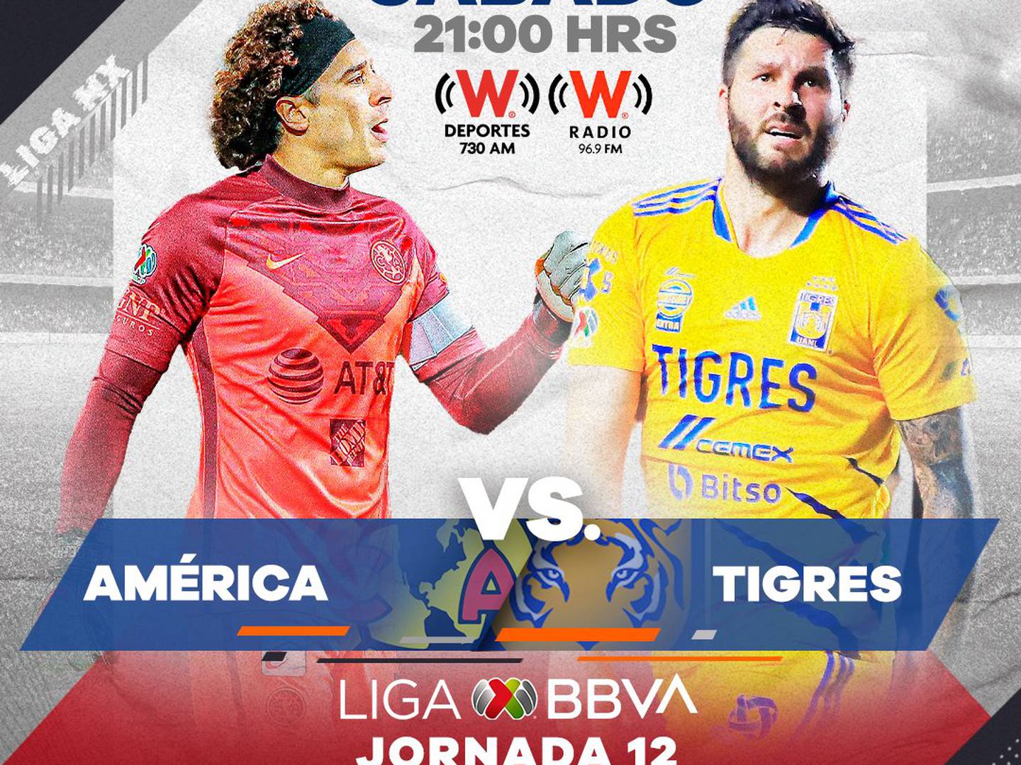 América vs Tigres, EN VIVO; Horario y dónde ver, Liga MX Jornada 12
