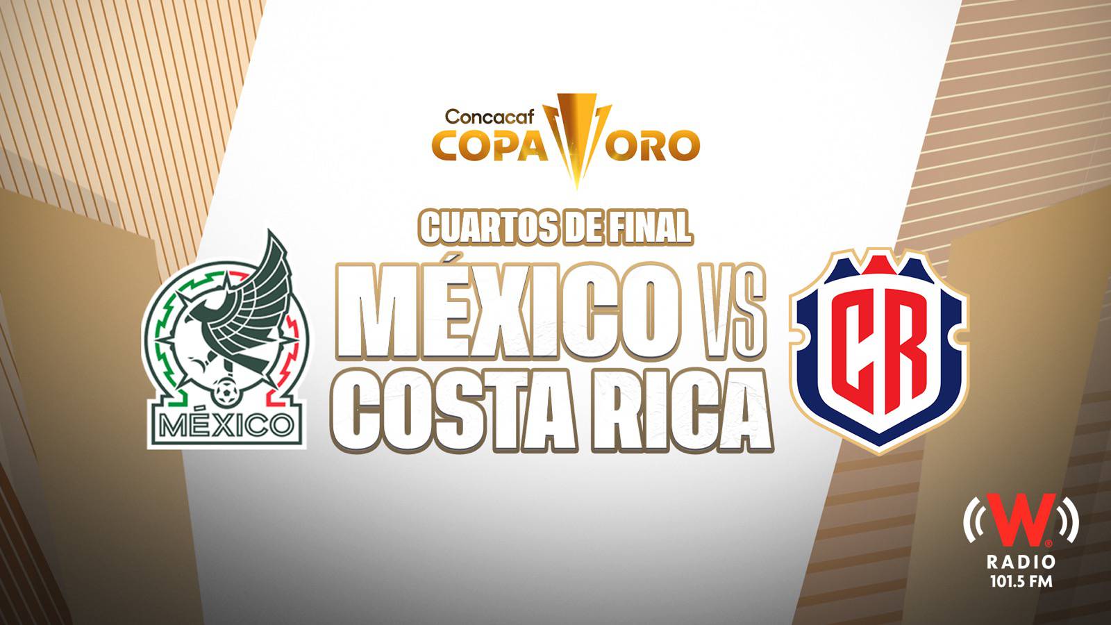 México vs Costa Rica EN VIVO A qué hora y dónde ver Copa Oro Cuartos de Final México vs