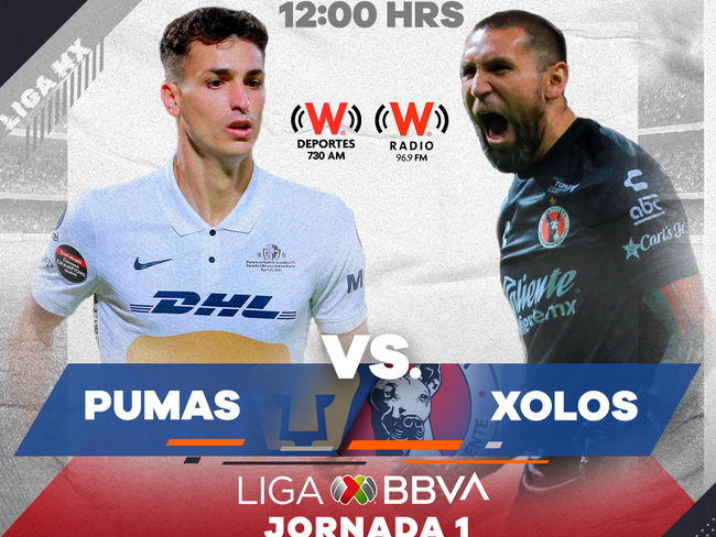 Pumas vs Xolos, EN VIVO MX Jornada 1, Apertura 2022